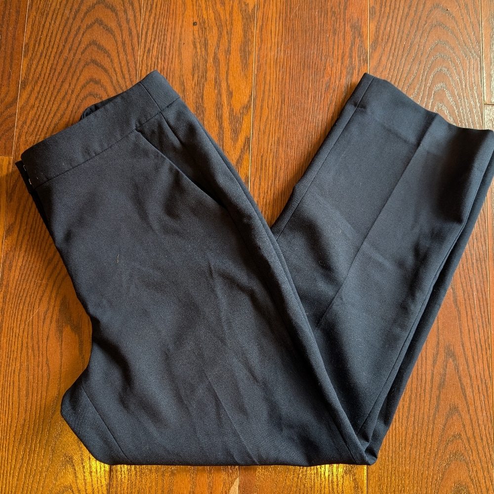 J. Crew Women’s Kate Carreman Navy Dress Pants Sz 10 Officewear Work Business